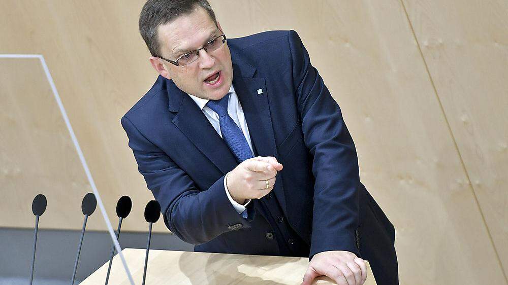ÖVP-Klubchef August Wöginger kommentiert die rhetorische Kanonade des freiheitlichen Klubobmanns gegen die Koalition.