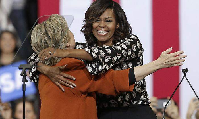 Ziemlich beste Freundinnen: Hillary Clinton und Michelle Obama 