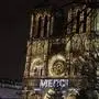 Reopening of Notre Dame de Paris PHOTOPQR LE PARISIEN Jean Baptiste Quentin PARIS 07 12 2024 Inauguration of Notre Dame de Paris cathedral seen from the crowd of onlookers ceremony to mark the re opening of the landmark cathedral, in central Paris, on December 7, 2024 Local Caption Notre Dame PARIS 75 France PUBLICATIONxNOTxINxFRAxBELxSUIxUK Copyright: xPHOTOPQR/LExPARISIEN/MAXPPPxLP/xJean-BaptistexQuentinx 20241207LPA2705 20241207LPA2705