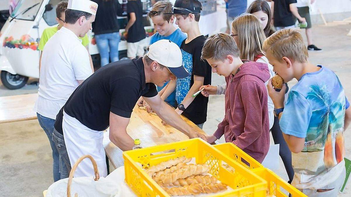 Auch das Bäckerhandwerk wurde präsentiert