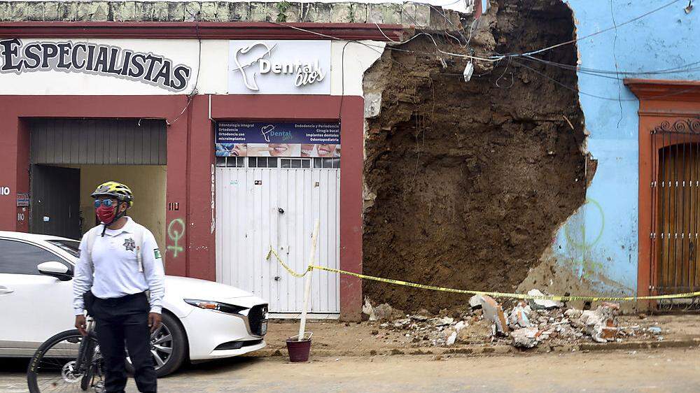 Schwere Schäden in der Provinzhauptstadt Oaxaca de Juarez