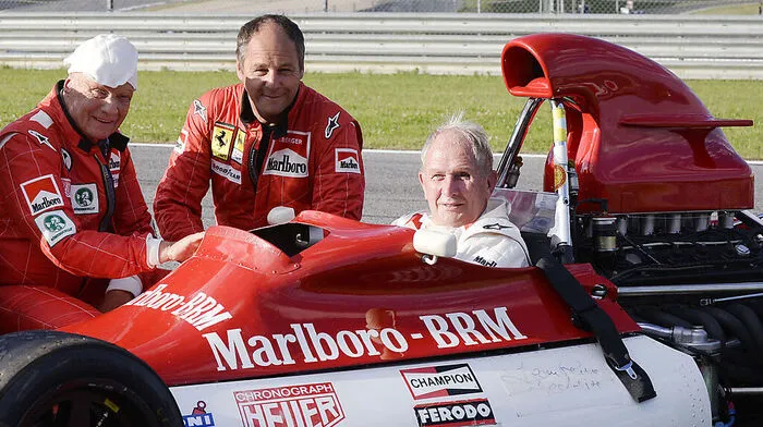 Legendenrennen mit Lauda, Berger, Marko