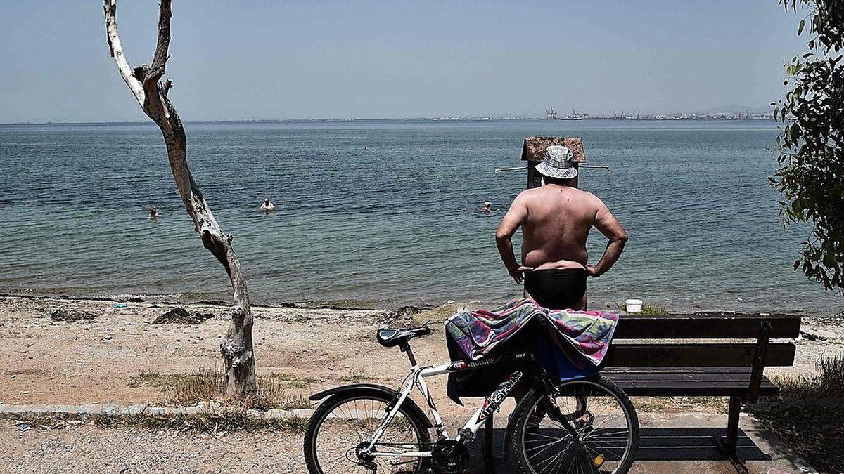  Am Donnerstag kündigen sich Höchstwerte von 41 Grad im Schatten in Griechenlands zweitgrößter Stadt Thessaloniki an