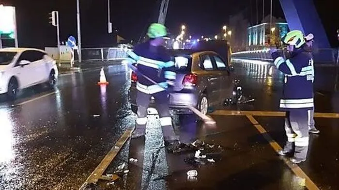 Die Brucker Feuerwehr wurde am Sonntag zu einem Einsatz auf die Europabrücke gerufen