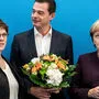 Kramp-Karrenbauer, Mohring, Merkel
