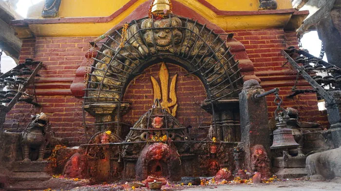 Straßenaltar in Bhaktapur