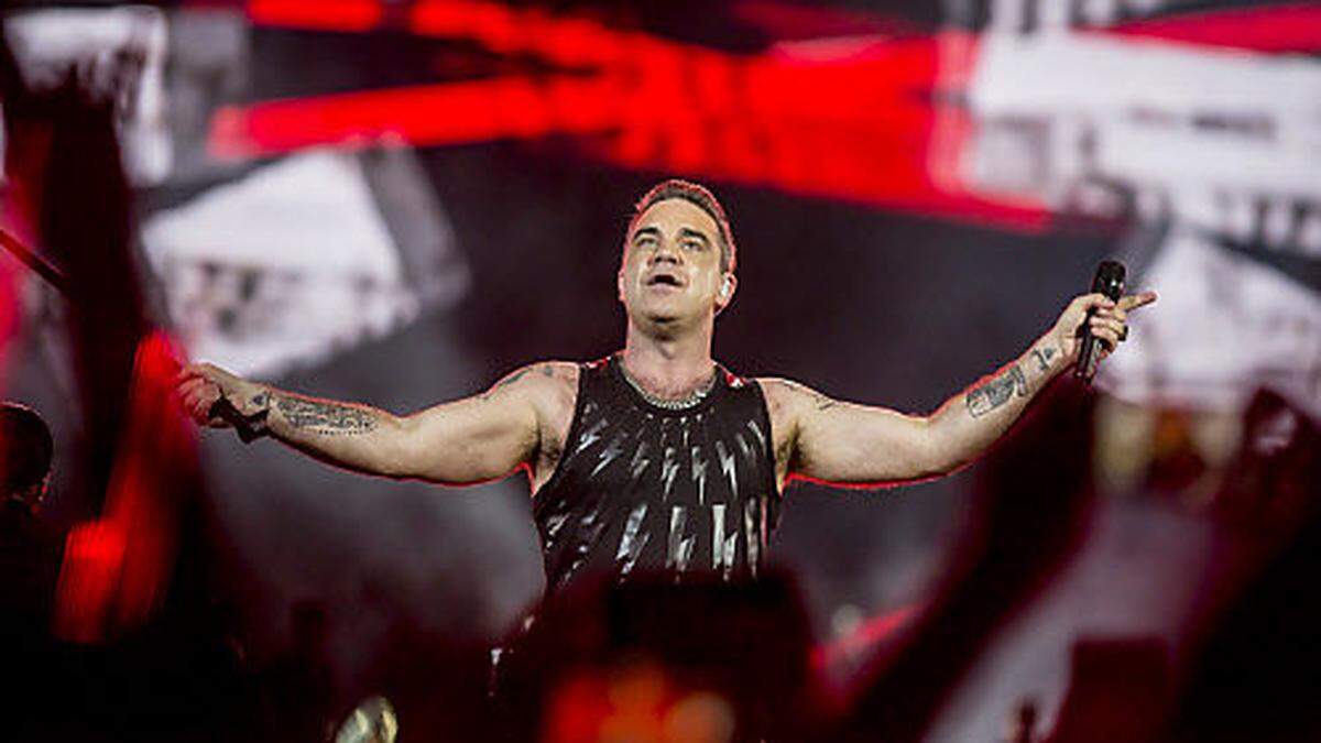 Robbie Williams - hier bei seinem Auftritt in Klagenfurt