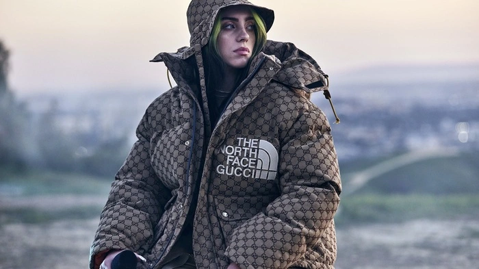 Heiß begehrt: Die Kollaboration zwischen Gucci und The North Face. Hier getragen von Billie Eilish.