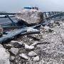 Gesteinsbrocken blockierten in Friaul die Autobahn zwischen Österreich und Italien 