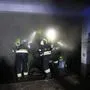 Die Einsatzkräfte mussten bei "null Sicht" den Brand löschen