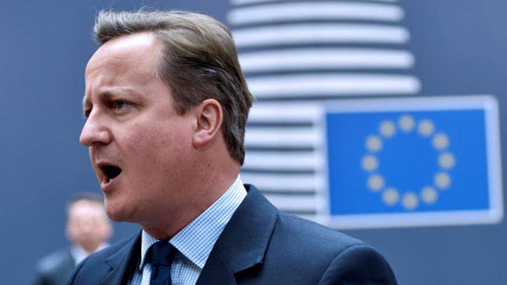 Der britische Premier David Cameron ist unter Zugzwang