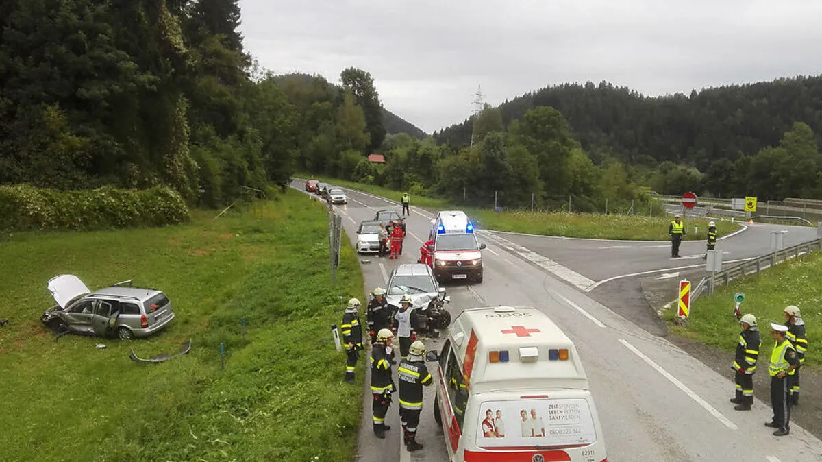 Unfallpunkt Abfahrt S 6