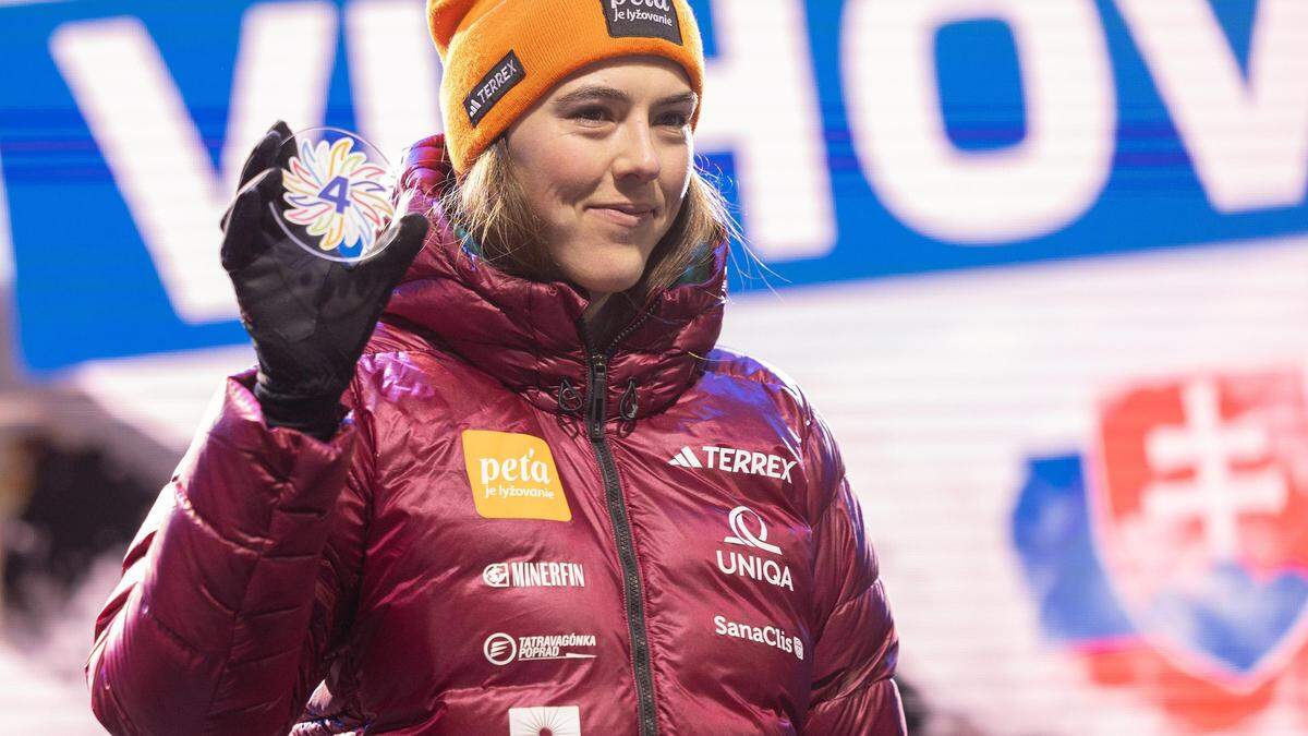 JASNA,SLOVAKIA,19.JAN.24 - ALPINE SKIING - FIS World Cup, ladies, preview, bib draw. Image shows Petra Vlhova (SVK).
Photo: GEPA pictures/ Harald Steiner