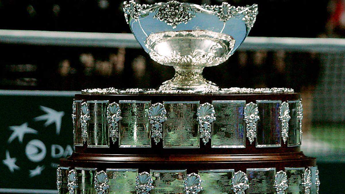 Die Davis-Cup-Trophäe