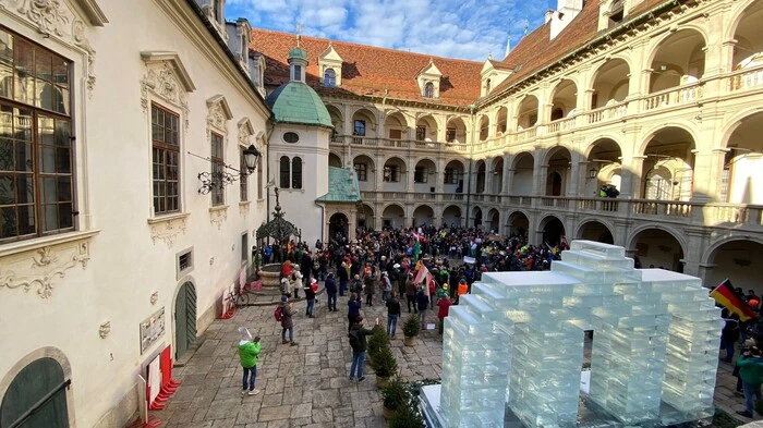 Anfangs waren es nicht viele Teilnehmer