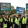 Archivbild: 24-Stunden-Streik der Flugbegleiter bei Eurowings und Germanwings im Jahr 2016