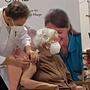Die erste Impfung in einem Grazer Seniorenwohnheim im Dezember