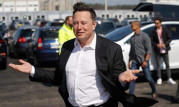 Elon Musk in Brandenburg