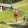 Die Freiwilligen helfen auch bei der Heuernte