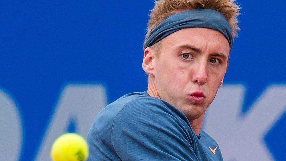 Bastian Trinker (25) sorgt derzeit beim ATP-Tennis-Turnier in Umag (CRO) für Furore 