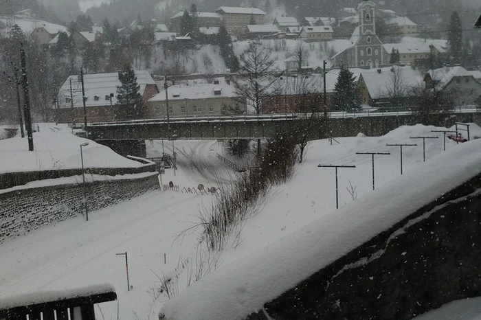 Schneebilder aus Hieflau