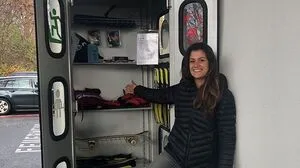 Die „Sportbox“ soll als Tauschbörse für Sportartikel die Studierenden in Bewegung bringen