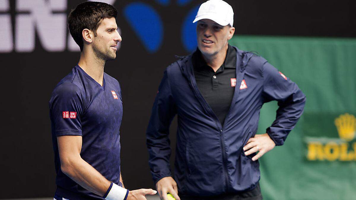 Novak Djokovic und Gebhard Gritsch