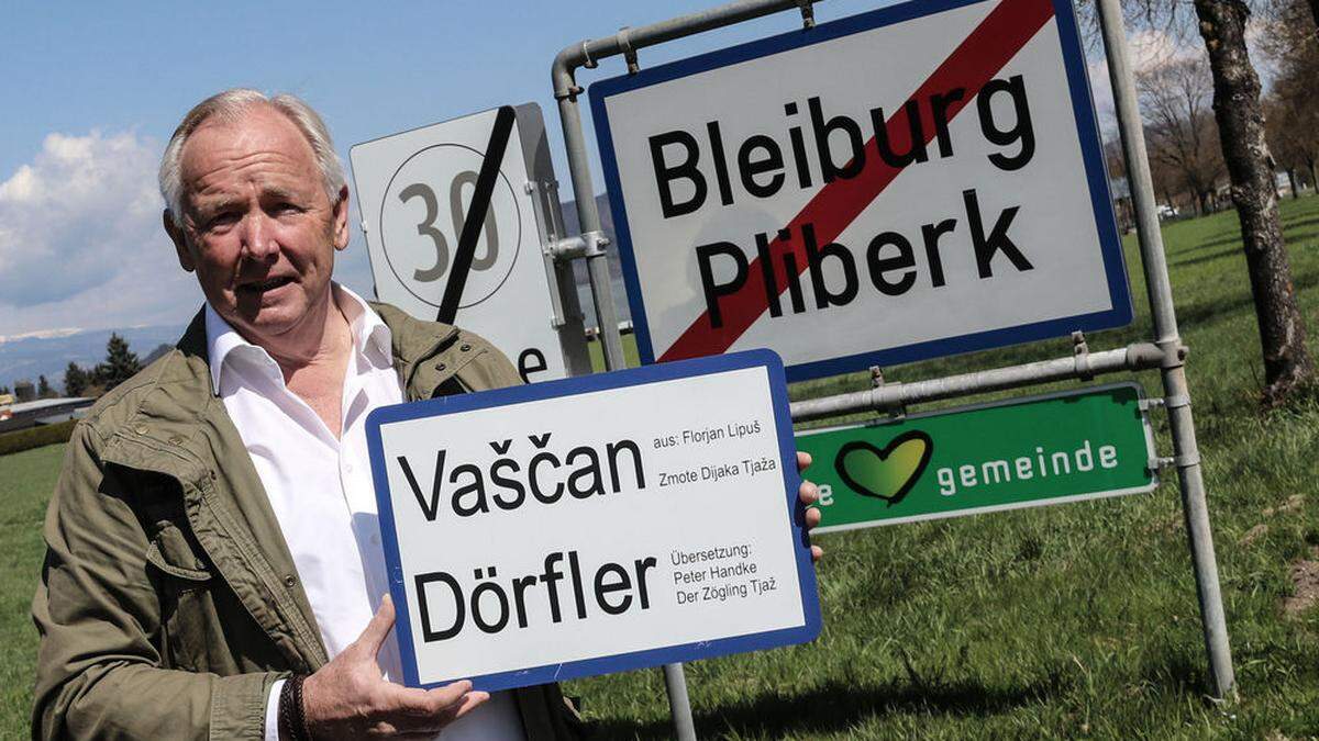 Gerhard Dörfler ist mittlerweile Verfechter der Zweisprachigkeit