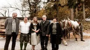 Franz Leitner Jun., Heinz Leitner, Elisabeth Raschl, Franz und Elisabeth Leitner 