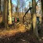 Feuerwehr und Rotes Kreuz drangen zu dem Verletzten vor