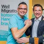 Peter Weidinger (rechts) mit Clubdirektor Josef Anichhofer