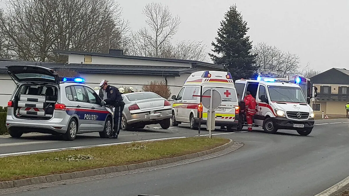 Die Unfallstelle im Ortsteil Gosdorf