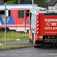 Feuerwehreinsatz an der Unfallstelle