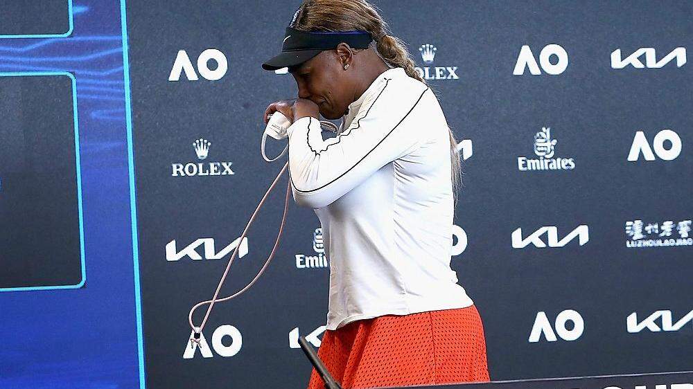 Serena Williams verließ die Pressekonferenz unter Tränen