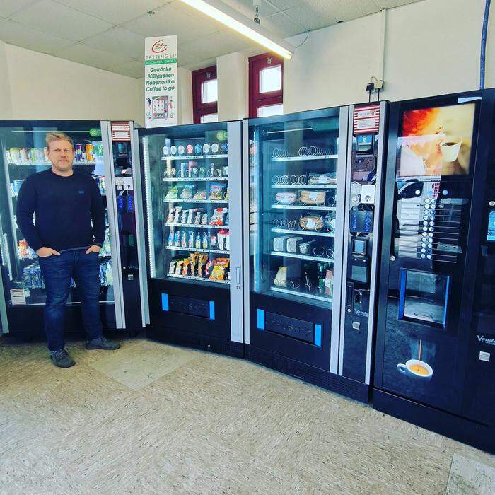 Betreibt vier Automaten in Graz: Andreas Pettinger.