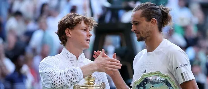 Sind beide in Wien am Start: Jannik Sinner (links) und Alexander Zverev 
