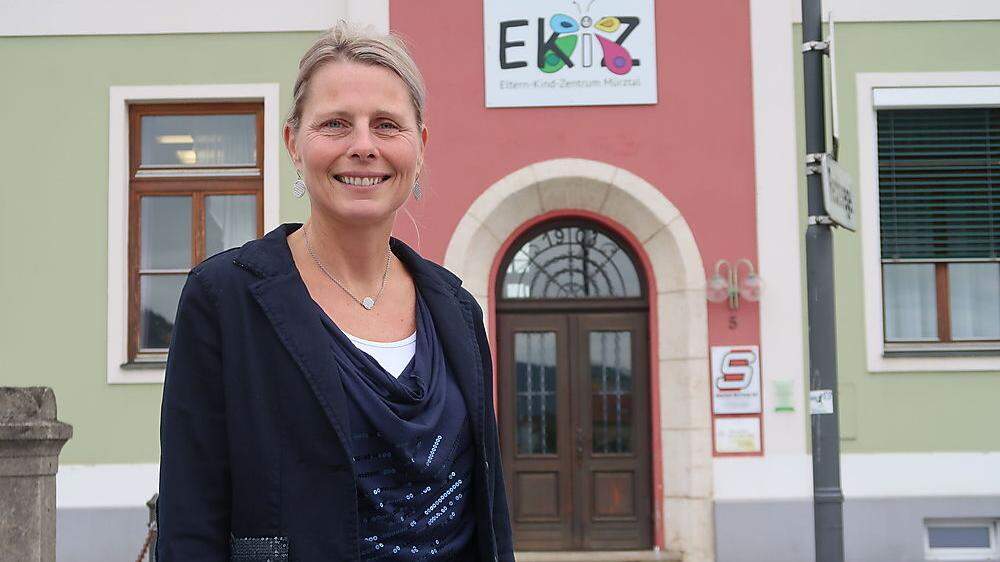 Sabine Ellmeier leitet das Eltern-Kind-Zentrum Mürztal