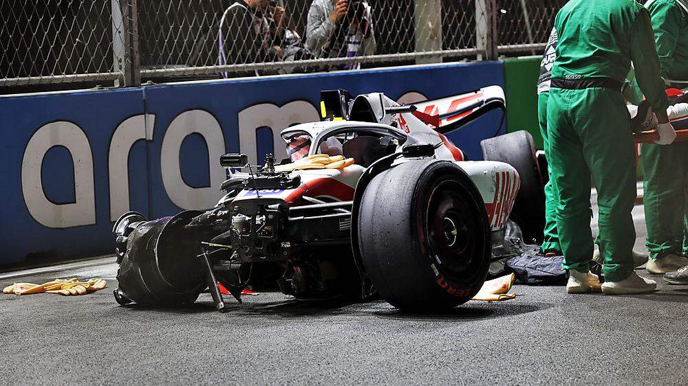 Haas-Pilot Mick Schumacher crashte heftig