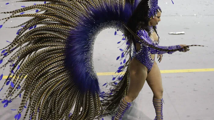 In den brasilianischen Metropolen Rio de Janeiro und Sao Paulo ist der Karneval in vollem Gange, farbenprächtige Kostüme prägen das Spektakel.