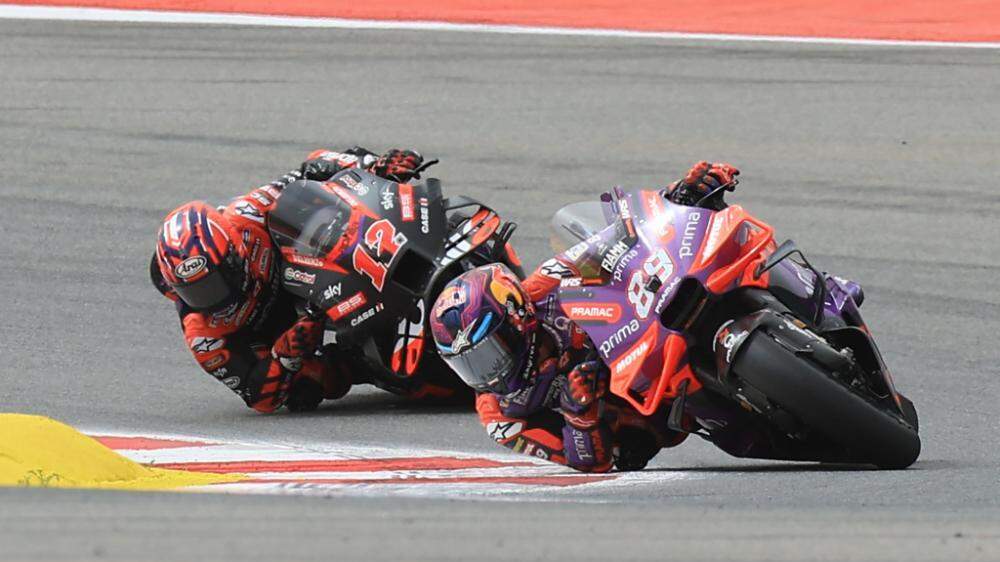 Zwei Stars der MotoGP: Jorge Martin und Maverick Vinales 
