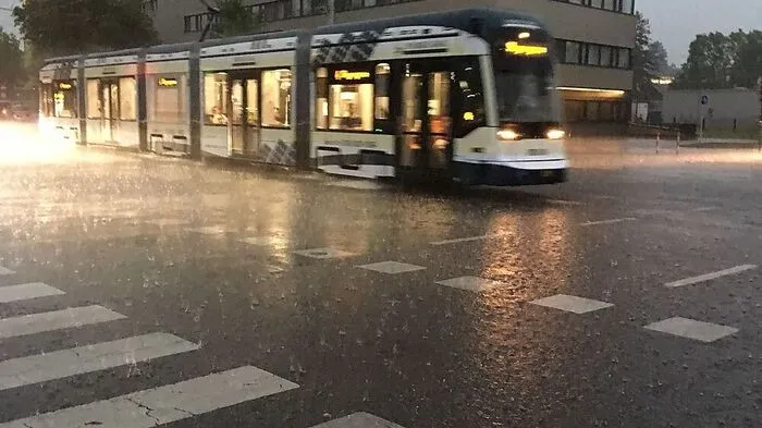 "Dusche" für Grazer Tramway