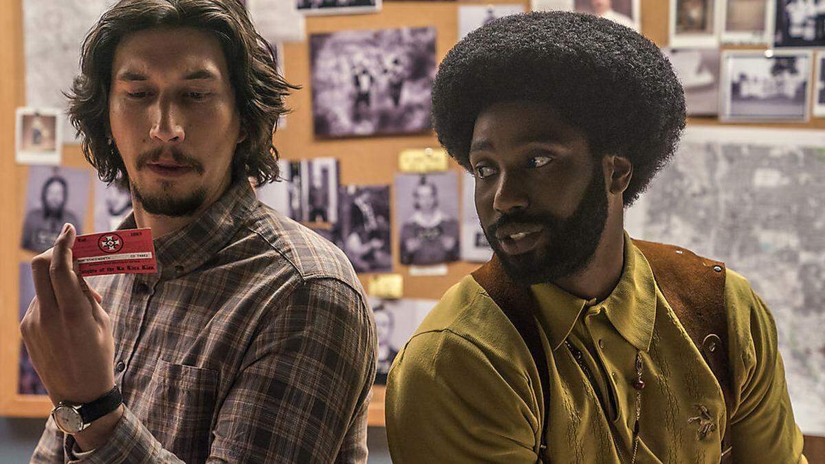 Adam Driver und John David Washington in Spike Lees bissiger Satire BlacKkKlansman