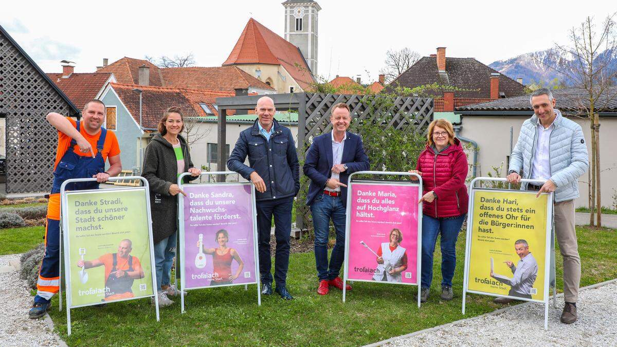 Trofaiach will mit einer neuen Plakatkampagne junge Talente anziehen, aber auch die Wertschätzung für die bestehende Belegschaft verdeutlichen