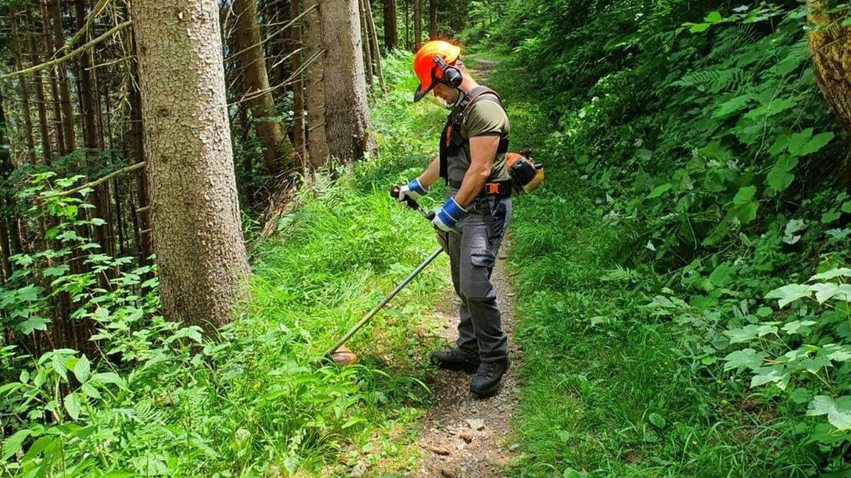 1300 Stunden war die Landjungend für da Projekt unterwegs