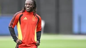 Der belgische Kicker Jérémy Doku: zwischendurch ein Abstecher nach England zur Geburt seines Sohnes