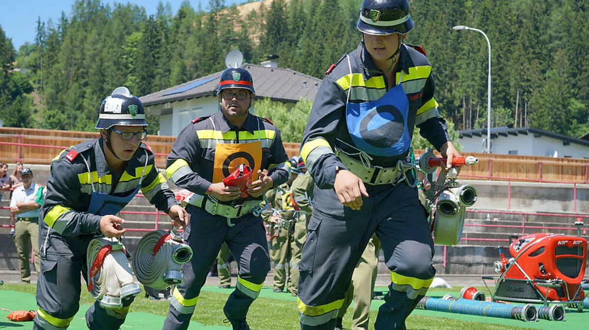Beim Landesfeuerwehr-Leistungsbewerb am Freitag in Trofaiach war voller Einsatz gefragt. Samstag geht es weiter