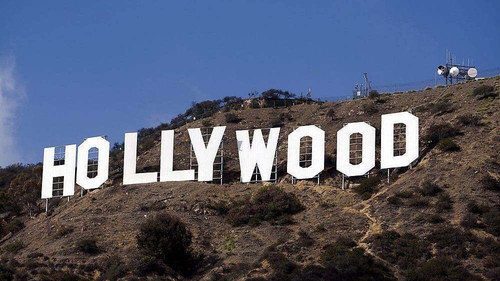 Der Hollywood-Schriftzug auf den Hollywood-Hills