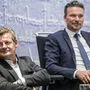 Ein Bild aus vereinten Tagen: Scheider und Germ
