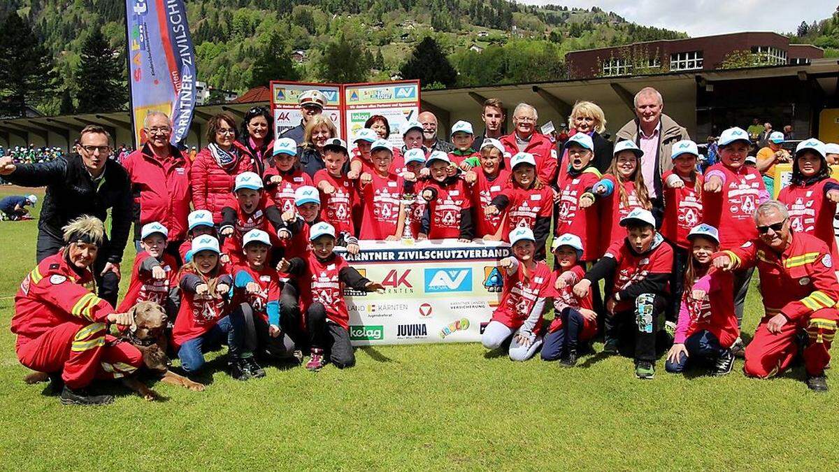 Die Volksschule Obervellach gewann die Kinder-Sicherheitsolympiade im Bezirk Spittal