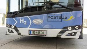 Im Oktober 2022 startete der erste Wasserstoffbus in Villach im Testbetrieb